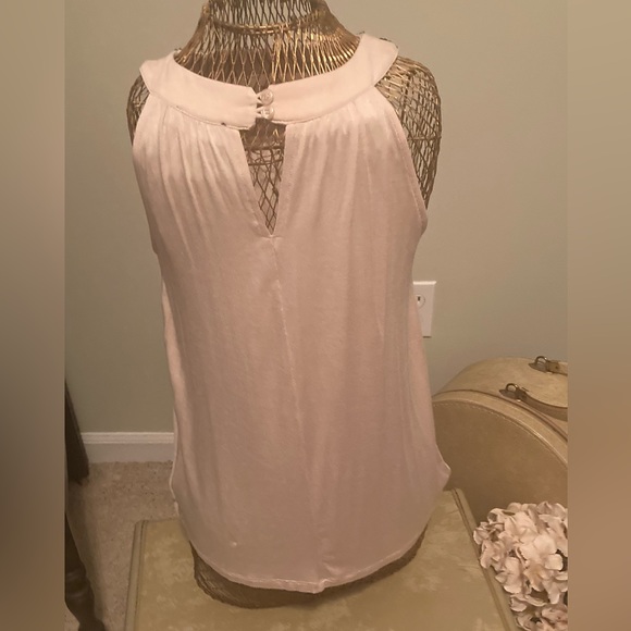 The Limited Pale Pink Halter with Sequin Detail - Picture 4 of 11